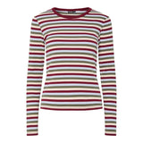 PIECES Pieces dam långärmad tee PCMAY LS Tee Deep Lichen Green