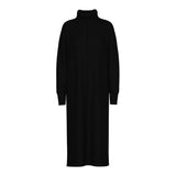 PIECES Pieces damstickad klänning PCMALOU Dress Black