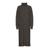 PIECES Pieces damstickad klänning PCMALOU Dress Hot Fudge