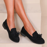 SHOES Riona dam loafers H8-966M Shoes Black
