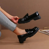 SHOES Rosabel dam loafers YU9T-7 Shoes Black