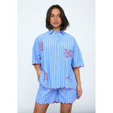Sisters Point SISTERS POINT dam ELLA Shirt Blue Stripes