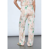Sisters Point SISTERS POINT dam byxor ELLA Pant Green Coral Graphic