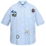 Sisters Point SISTERS POINT dam kjol ELLA-N Shirt Stripes Emb