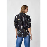 Sisters Point SISTERS POINT dam skjorta ELLA Shirt Black Wild Flower