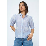 Sisters Point SISTERS POINT dam t-shirt ISOLA T-shirt Blue Stripes