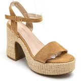 SHOES Sigrid dam platå 3857 Shoes Camel