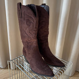 SHOES Talia dam stövlar 5677-1 Shoes Brown