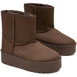 SHOES Tulle dam boots 6432 Shoes Brown