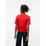 Vero Moda VERO MODA DAM KARDIGAN VMGOLD Cardigan Fiery Red