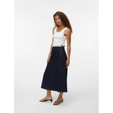 Vero Moda VERO MODA DAM NEDERDEL AWBELLA Skirt Dark Denim RINSE