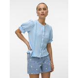 Vero Moda VERO MODA DAM SHORTS VMTESS Shorts Light Blue Denim