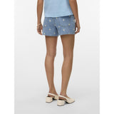 Vero Moda VERO MODA DAM SHORTS VMTESS Shorts Light Blue Denim
