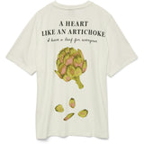 Vero Moda VERO MODA DAM TOPP VMAYA CATY Top Snow White Artichoke