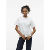 Vero Moda VERO MODA DAM TOPP VMAYA CATY Top Snow White Lemonade