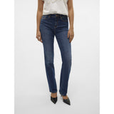 Vero Moda VERO MODA Dam Jeans VMFlash Jeans Dark Blue Denim
