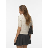 Vero Moda VERO MODA Dam Kofta VMDoffy Cardigan Birch W. MOON ROCK HEARTS