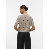 Vero Moda VERO MODA Dam Kofta VMDoffy Cardigan Moon Rock W BLACK HEARTS