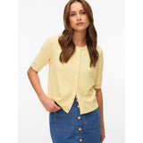 Vero Moda VERO MODA Dam Kofta VMDoffy Cardigan Golden Haze WHITE MELANGE