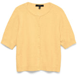 Vero Moda VERO MODA Dam Kofta VMDoffy Cardigan Golden Haze WHITE MELANGE