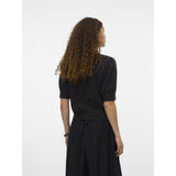 Vero Moda VERO MODA Dam Pullover VMDoffy Knit Chocolate Torte BLACK MELANGE