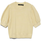 Vero Moda VERO MODA Dam Pullover VMDoffy Knit Golden Haze WHITE MELANGE