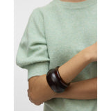 Vero Moda VERO MODA Dam Pullover VMDoffy Knit Birds Egg Green MELANGE