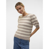 Vero Moda VERO MODA Dam Pullover VMDoffy Knit Moon Rock BIRCH