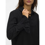 Vero Moda VERO MODA Dam Skjorta VMPlissi Shirt Black