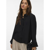 Vero Moda VERO MODA Dam Skjorta VMPlissi Shirt Black
