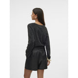 Vero Moda VERO MODA Dam Tröja VMDoffyshine Blouse Black lurex