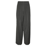 Vero Moda VERO MODA dam byxor VMSILJE Pant Dark Grey Melange PINSTRIPE