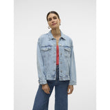 Vero Moda VERO MODA dam jacka VMTESSA Jacket Light Blue Denim Detail RA339