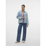Vero Moda VERO MODA dam jacka VMTESSA Jacket Light Blue Denim Detail RA339