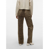 Vero Moda VERO MODA dam jeans VMTESSA Restudsalg Silver Mink LEOPARD