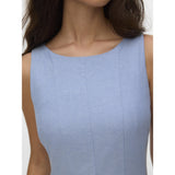 Vero Moda VERO MODA dam klänning VMNORMA Dress Light Blue MELANGE