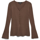 Vero Moda VERO MODA dam kofta VMWILLOW Cardigan Cocoa Brown