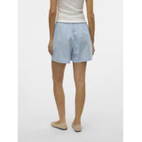 Vero Moda VERO MODA dam shorts VMCHARLOTTE Shorts Airy Blue Stripes Cloud dancer/twill
