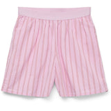 Vero Moda VERO MODA dam shorts VMCHARLOTTE Shorts Bonbon Stripes Fiery red/cloud dancer