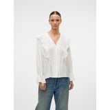 Vero Moda VERO MODA dam skjorta VMKAUSA Shirt Snow white