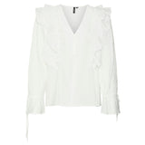 Vero Moda VERO MODA dam skjorta VMKAUSA Shirt Snow white