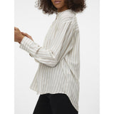 Vero Moda VERO MODA dam skjorta VMLINN Shirt Snow White Olga moon rock