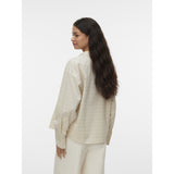 Vero Moda VERO MODA dam skjorta VMMONDAY Shirt Birch Jima