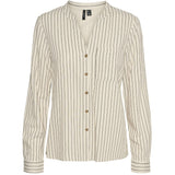 Vero Moda VERO MODA dam skjorta VMMYMILO Shirt Silver Lining Anja