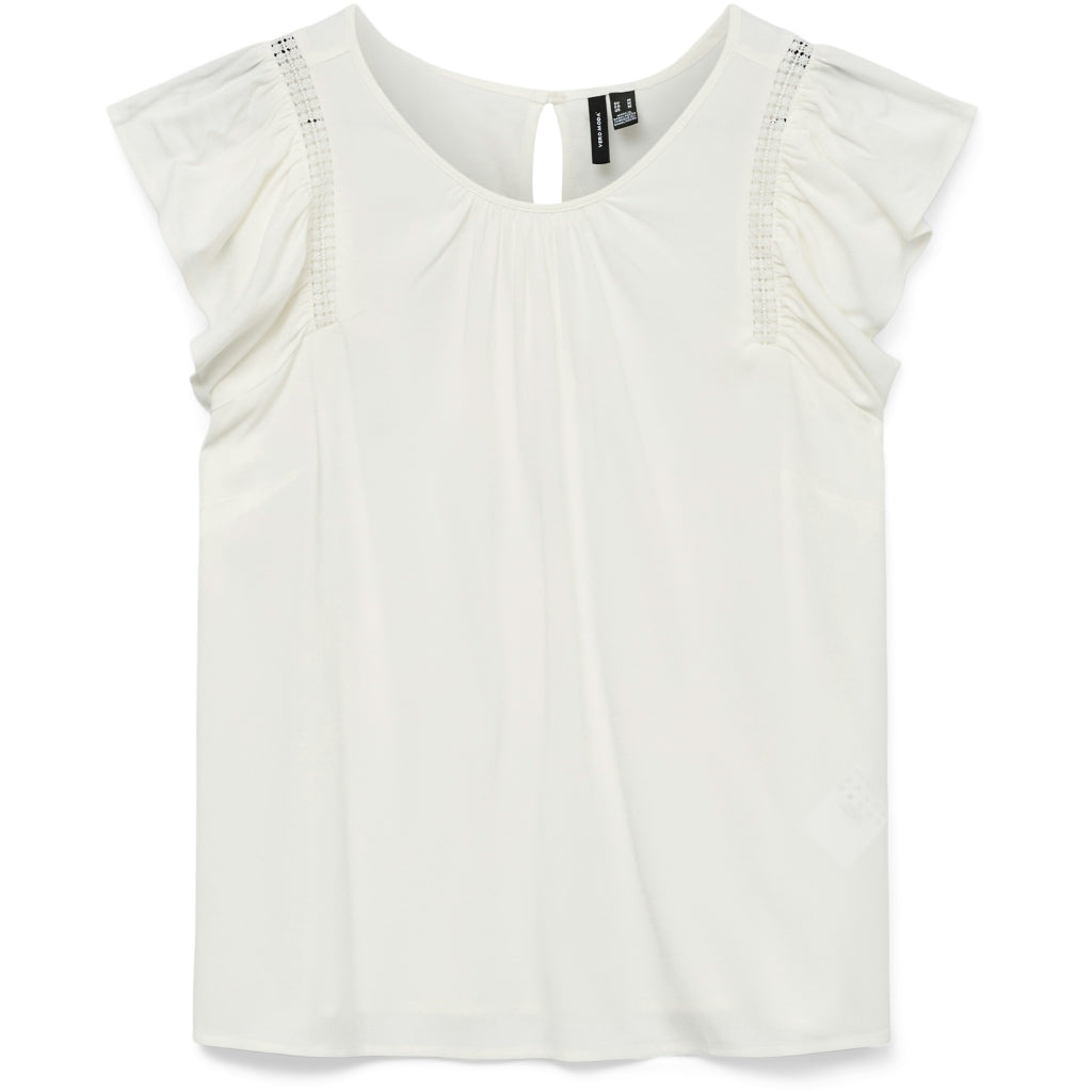 VERO MODA dam topp VMNAJA - Snow White PEACH main image 1