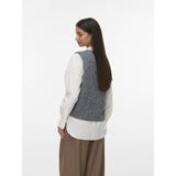 Vero Moda VERO MODA dam väst VMNOVAH Vest Dark grey melange