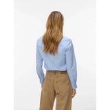 Vero Moda VERO MODA dam skjorta VMSOPHIE Shirt Light Blue Friba stripes