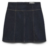 Vero Moda VERO MODA kjol AWRILA Skirt Dark Blue Denim Rinse
