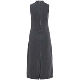 VILA VILA DAMKLÄNNING VINONA Dress Medium Grey Denim
