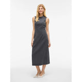 VILA VILA DAMKLÄNNING VINONA Dress Medium Grey Denim